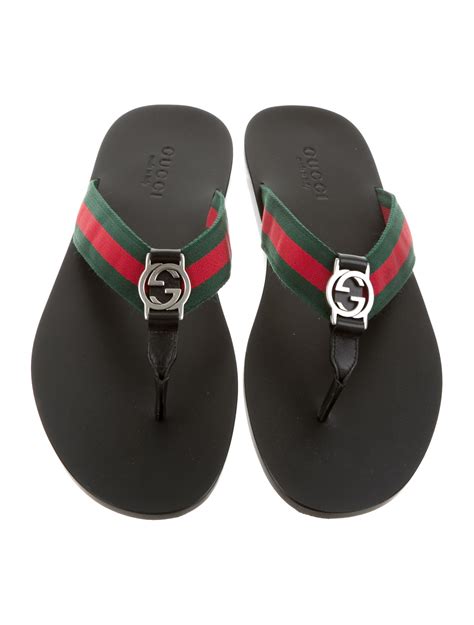 gucci flip flops video.